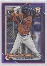 2024 Bowman Prospects Purple Border 20/250 German Ramirez #BP-93 11cz