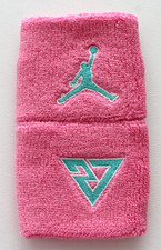 Nike MLB Wristbands Baseball Player #27 Vladimir Guerrero Pink Glow/Washed Teal