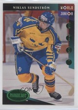 1993-94 Parkhurst Emerald Ice Niklas Sundstrom #506 0t5