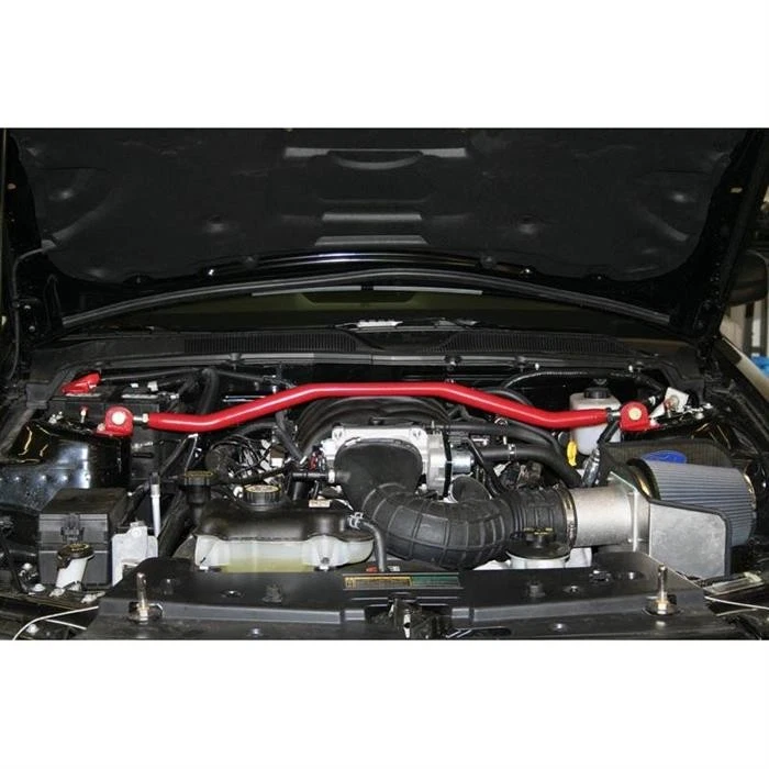 UMI 1005-B 05-14 Fits Mustang GT Front Strut Tower Brace, Black - Imagem 4 de 4