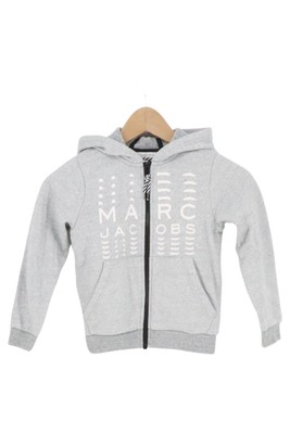 LITTLE MARC JACOBS Sweatjacke Gr. 116 Grau Kinder Kapuzenjacke Reißverschluss