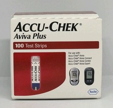 Accu-Chek Aviva Plus Test Strips 100 Test Strips New In Box Exp. 04/30/2027