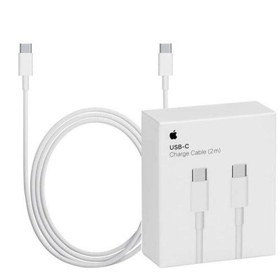 MLL82ZM/A For Apple  2m 2 meter USB-C Charging Cable  White C TO C USB C 2 USBC