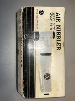 Acme Air Nibbler Heavy Duty Model 7715 1/4 inlet Hose 3/8'' I.D. AIRCRAFT