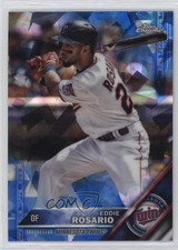 2016 Topps Box Set Chrome Sapphire Edition /250 Eddie Rosario #128 0j53