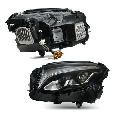 Halogen Upgrade To LED Headlight For 2016-2019 Mercedes Benz