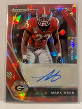 2021 Panini Prizm Draft Picks - Draft Picks Autographs Mark Webb #DPA-MAW Red...