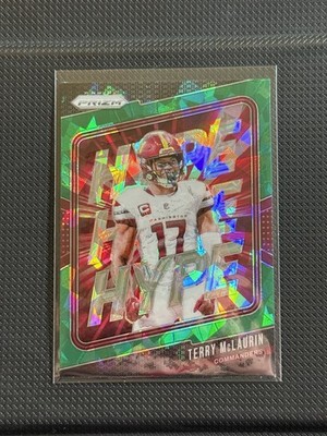 2024 Panini Prizm - Hype Terry McLaurin #12 Green Ice Prizm