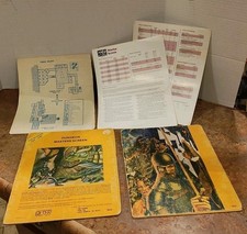 TSR AD D Dungeons Dragons Accessory 9024 Dungeon Masters Screen 1981 Lot