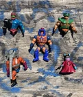 Vintage Mattel Masters Of The Universe He Man Figures Lot Of 5 With 2 Complete