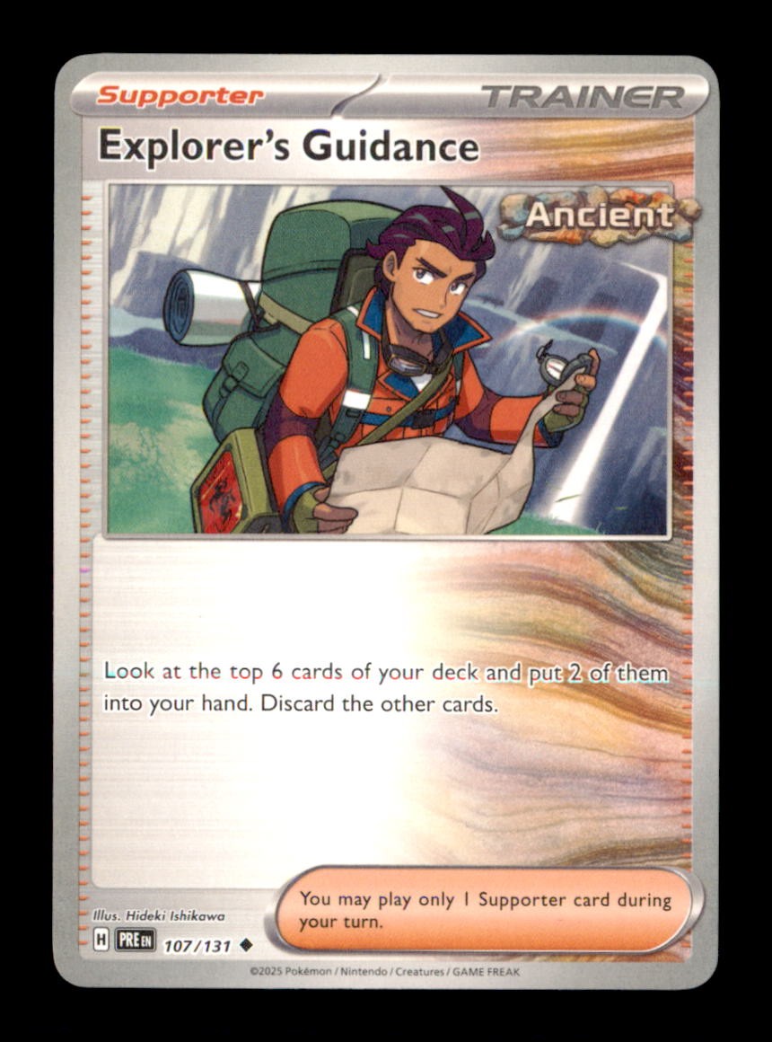 Explorer's Guidance Uncommon SV: Prismatic Evolutions 107/131 NM