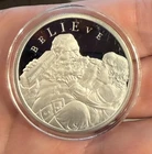 Silver Shield 2017 Believe 1 oz 999 silver BeLIEeve PROOF Round Capsule Wear