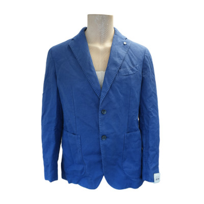 L.B.M 1911 Herren 2837 gestreifter Leinen Blazer Nashorn UK 40 (EU 50) MARKEN