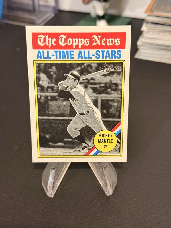 2025 Topps Heritage - All-Time All-Stars Mickey Mantle #349 ⚾️⚾️Yankees