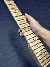 DIY Flame maple 22fret natural gloss Electric guitar Neck 25.5in part