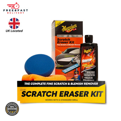 Meguiar's Quik Scratch Eraser Kit, Auto Kratzer Entferner, der Hautunreinheiten entfernt, UK