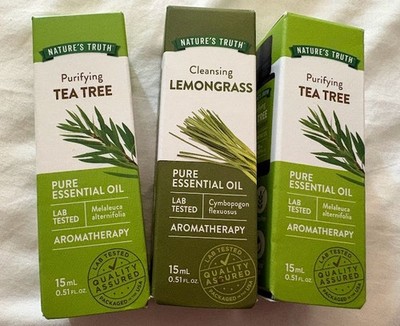 Nature's Truth Aromatherapy 100% Pure Essential Oil Tea Tree & Lemongrass 0.51oz