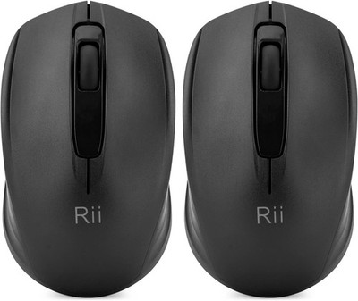 Rii [2-Pack] Maus kabellos, 2.4G Funkmaus Für Links und Rechtshänder