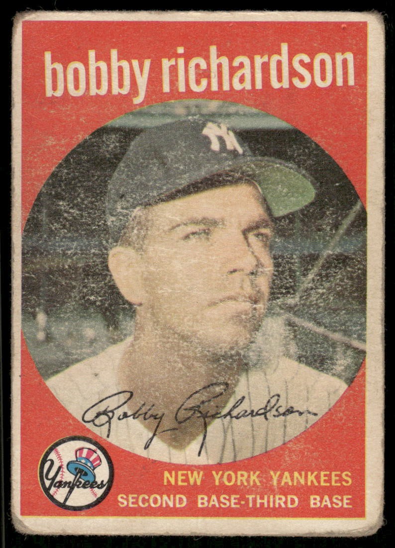 1959 Topps Bobby Richardson #76 New York Yankees