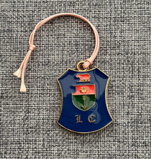 Vintage Leander Club Henley Royal Regatta Enamel Member Badge Rowing Plastic