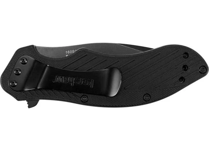 Kershaw Knives CLASH BLK/BLK SERRATED POCKET KNIFE BOX Folding Knife