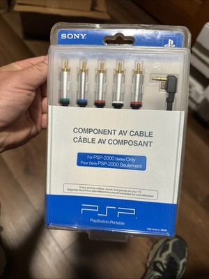 Sony PSP Component AV Cable PSP-2000 Series Genuine OEM New Sealed