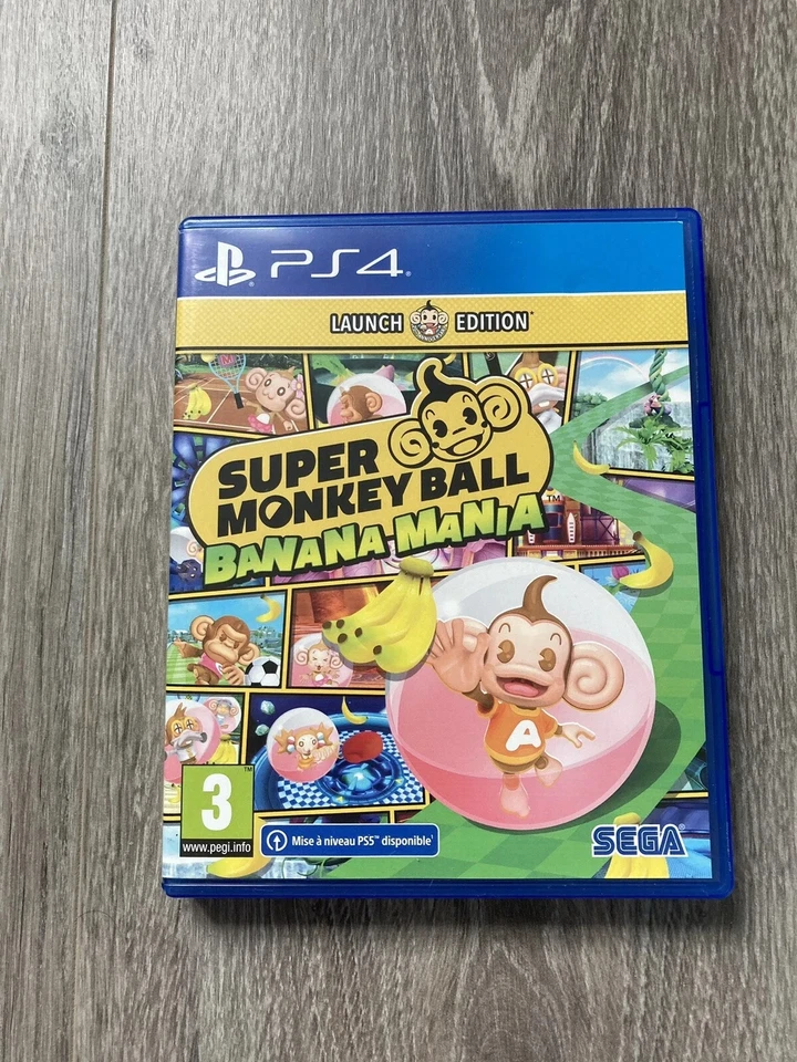 SUPER MONKEY BALL BANANIA MANIA PS4 TBE PAL FR, photo 1 sur 4