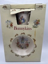 Vintage Royal Doulton Bunnykins 3pc Set Children's Set - Damaged Box
