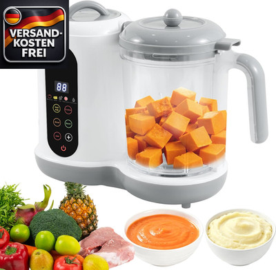 Baby Food Maker 400ml Dampfgarer Mixer mit 4 Voreinstellungen & Selbstreinigung