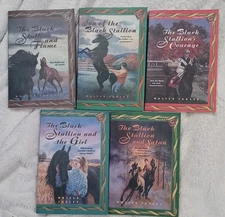 Lot of 5 The Black Stallion Paperbacks 1990s Walter Farley IN "NEW" SHAPE
