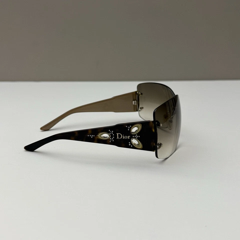 Gafas de sol Christian Dior Ethnidior 2 EMIDB 120 sin montura con joyas degradadas Italia Foto 4 de 4