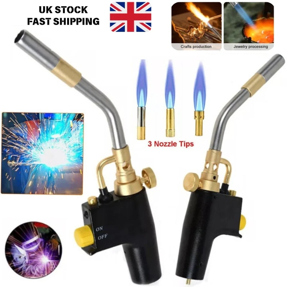 Propane Gas Solderding Brazing Plumbers Tool Gas Torch Mapp Blow Torch Map Tool. - Image 4 of 4