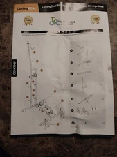 CyclingDeal Upright Bicycle Stand Parking Rack for Fat Bikes MTB Road Bikes