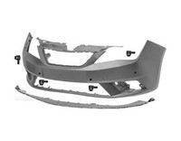 StoßStange Vorne FÜR Seat Ibiza 2012-2015 Lack. Komplett MIT 4 Sensoren