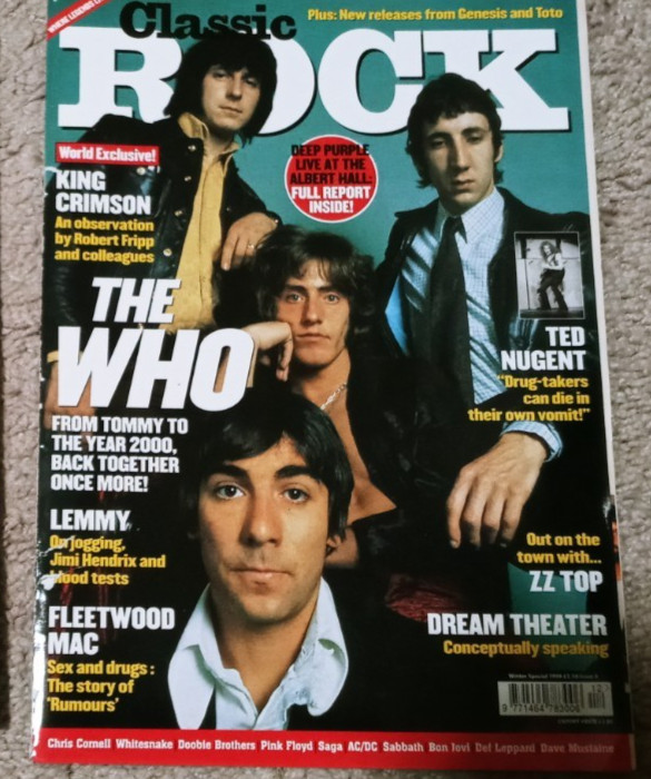 Classic Rock Issue #9 The WHO/ZZ Top/Deep Purple/Fleetwood Mac/King Crimson +++