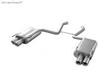 Fox Duplex Sportauspuff Mercedes S-Klasse W221 3.0l CDI ab 2005 2x80mm rund