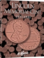 Lincoln Cents Memorial Reverse: 1959-1998 - Official Whitman Coin Folder