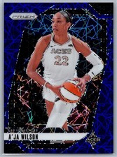 2024 Panini Prizm WNBA A'JA WILSON Blue Velocity #86 Aces