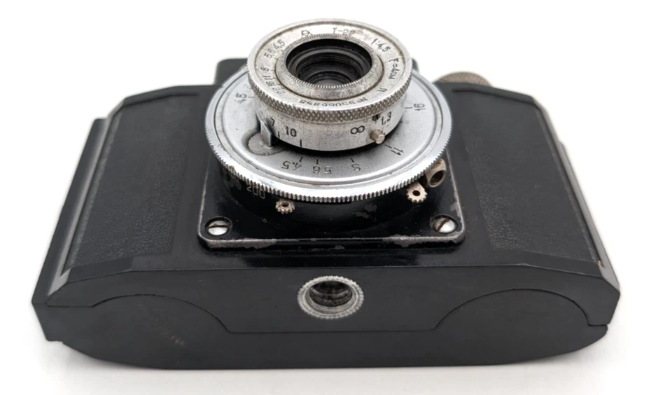 GOMZ LOMO SMENA-2 Cámara de película compacta soviética 35 mm Lente T-22 4 cm F4.5, sin probar Foto 2 de 4