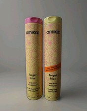 Amika Forget Frizz Anti-Frizz Shampoo And Conditioner 9.2 oz New