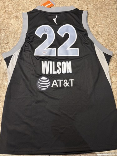 A’ja Wilson Signed Jersey PSA/DNA Las Vegas Aces Autographed
