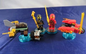 LEGO Dimensions 71207 Ninjago Kai Blade Bike Cole Boulder Bomber Incomplete 