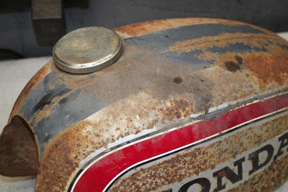 Honda SL100 1973 Motosport 100 tanque de gasolina depósito de gasolina 0087.Zx Foto 2 de 4