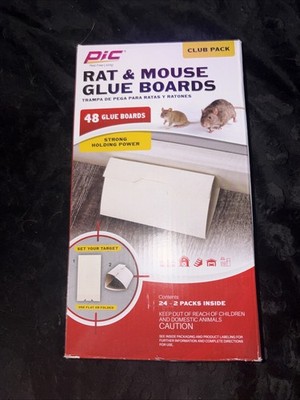 PIC Rat & Mouse Glue Boards 48 Pack