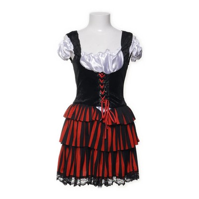 Wilbers & Wilbers, Verkleidung, Größe: 38, Polyester, Schwarz/Rot/Weiß #zpV