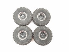 4x Proline Hyrax 1.9" Crawler Tires on BOOM RACING PROBUILD BEADLOCK WHEELS Alum