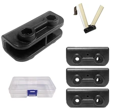 4Pcs 2-Way Pop-Up Gazebo Replacement Connector Canopy Tent Replacement Parts Bla