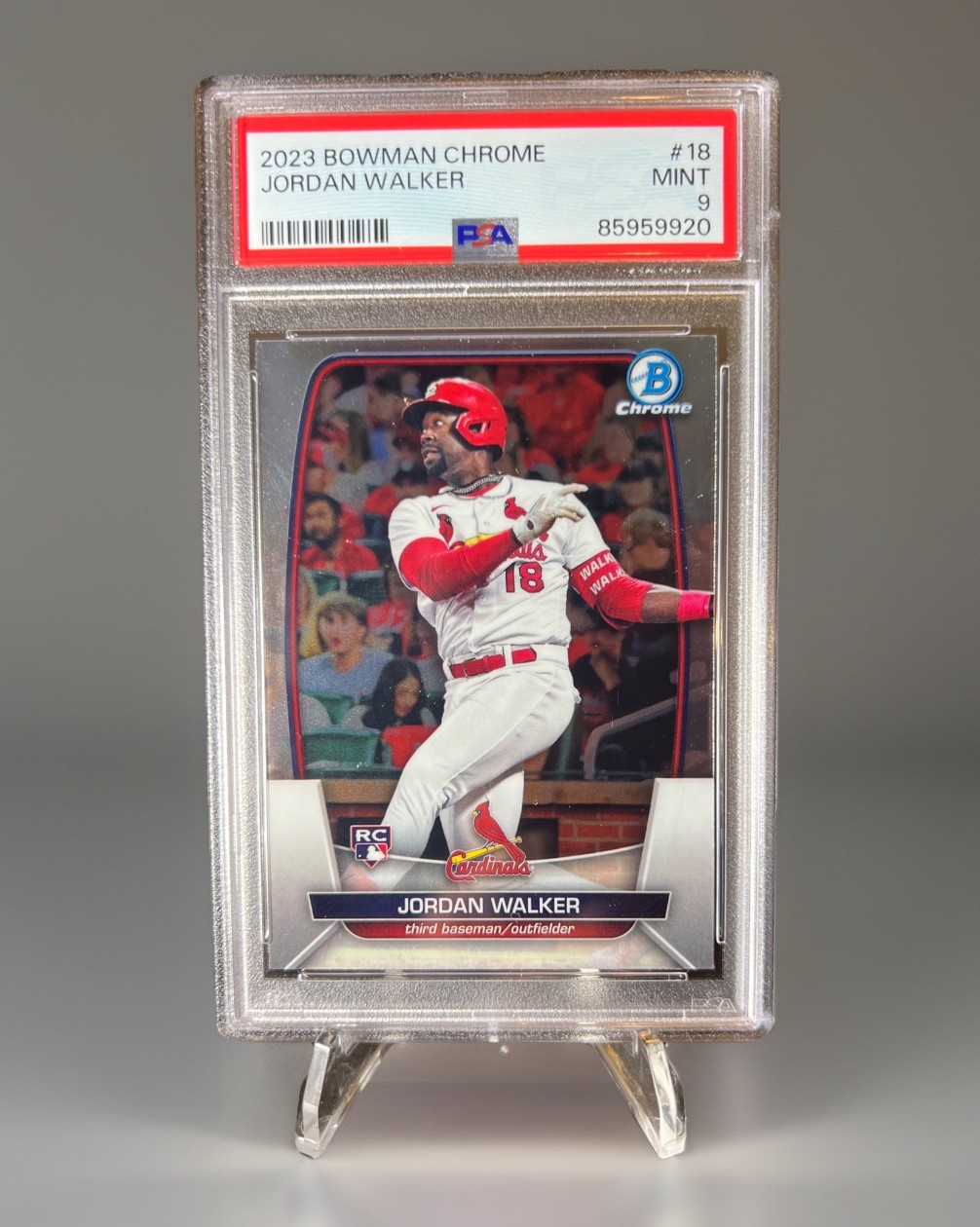 2023 Bowman Chrome - Jordan Walker #18 (RC)