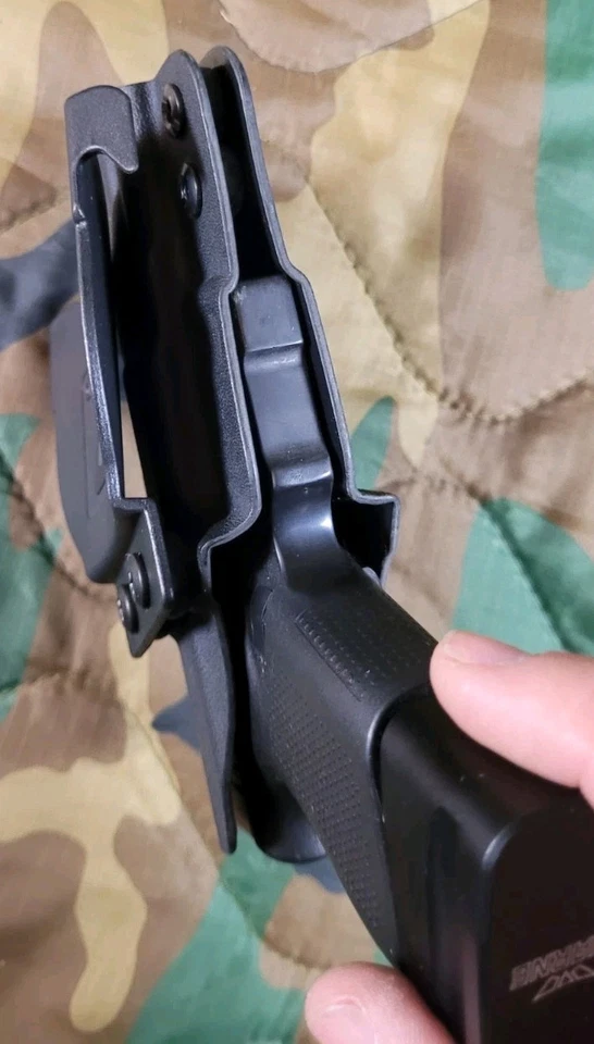 Glock 43 43x Non Left-hand Owb Black Kydex Paddle Holster - Image 4 of 4