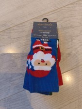 BNWT Baby Christmas Socks Age 6-12 Months (HB1)